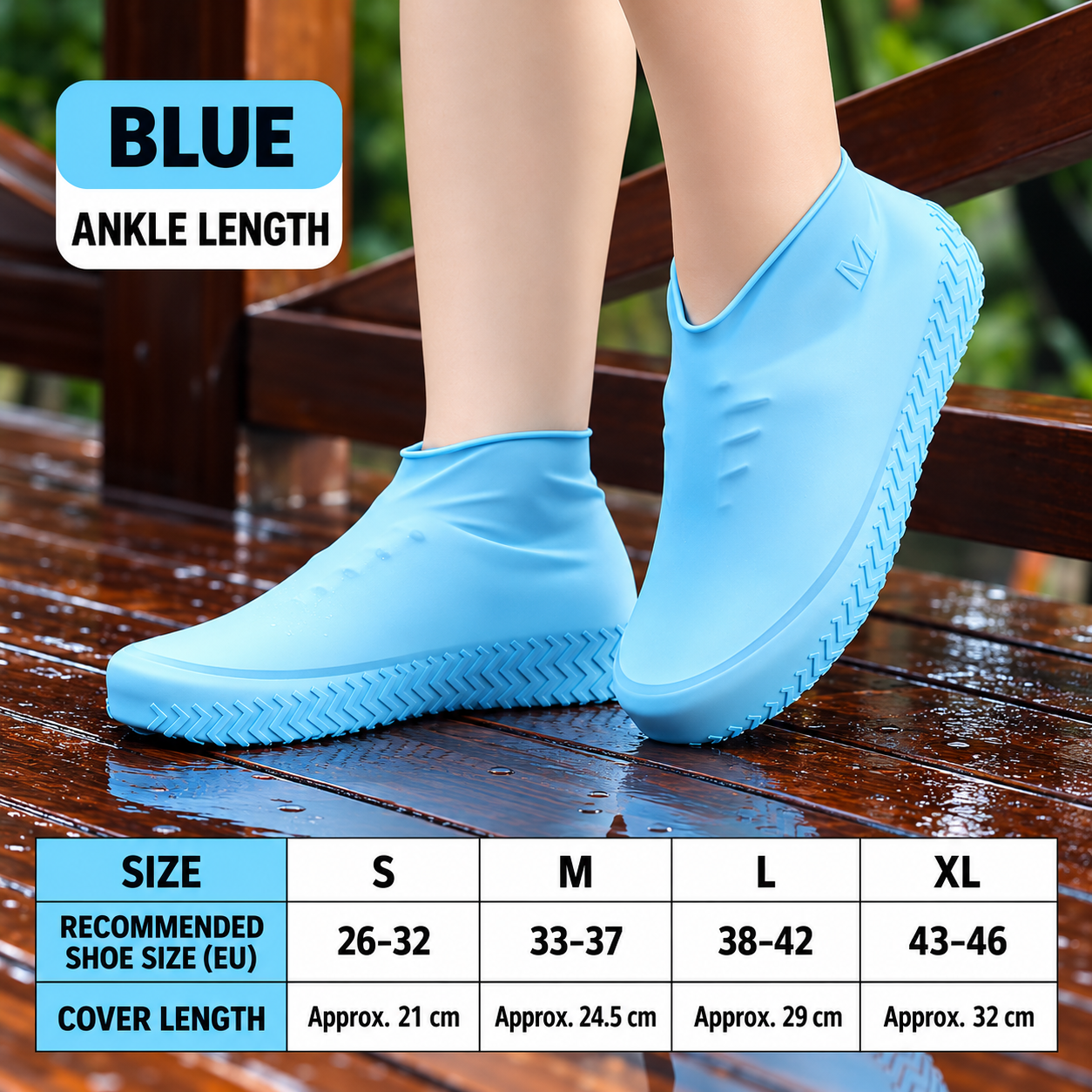 Silicone Shoe Covers – Anti-Slip, Stretchable & Portable