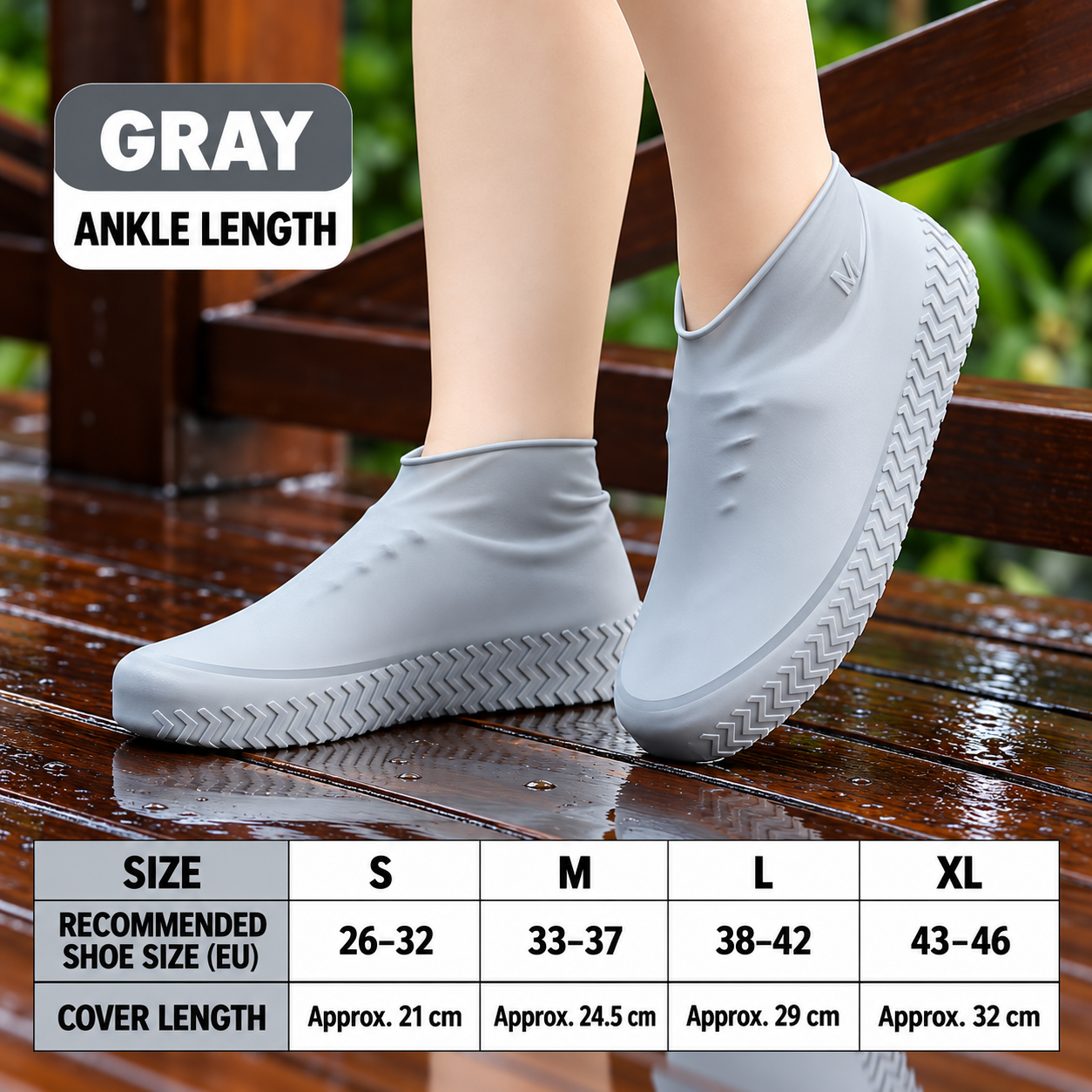 Silicone Shoe Covers – Anti-Slip, Stretchable & Portable